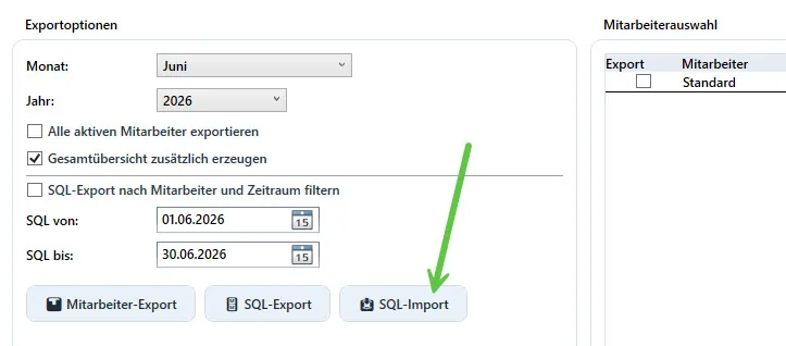 Exportfunktion