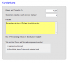 Modul: WaWi-Profi 3.x, Kaufversion Kundenbonussystem